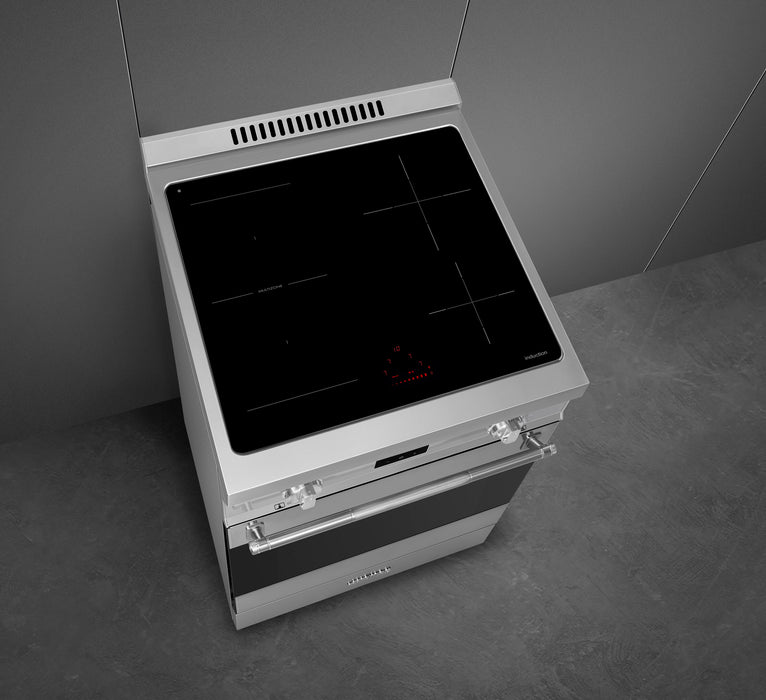 Smeg 2.8 Cu. Ft. Professional Induction Range - SPR24UIMX