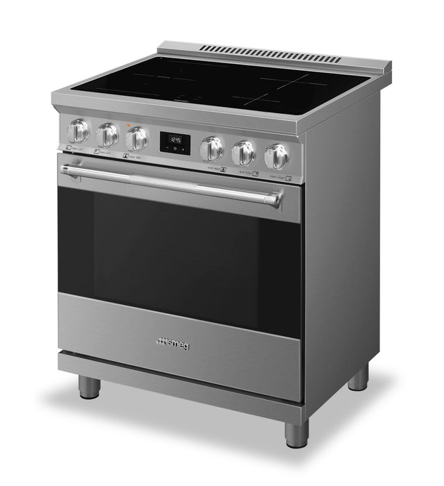 Smeg 4.6 Cu. Ft. Professional Induction Range - SPR30UIMX