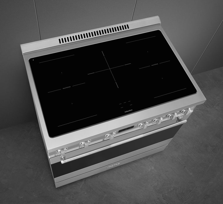 Smeg 4.6 Cu. Ft. Professional Induction Range - SPR36UIMX