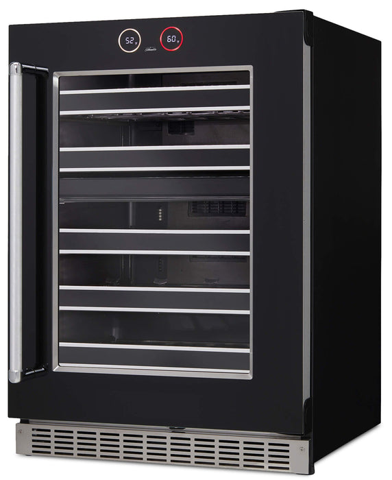 Silhouette Reserve 23.9\" 5 Cu. Ft. Single-Door Wine Cooler - Black - SRVWC050R