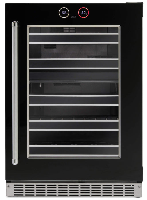Silhouette Reserve 23.9\" 5 Cu. Ft. Single-Door Wine Cooler - Black - SRVWC050R