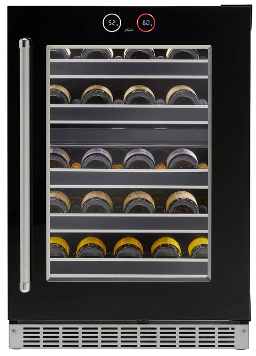 Silhouette Reserve 23.9\" 5 Cu. Ft. Single-Door Wine Cooler - Black - SRVWC050R