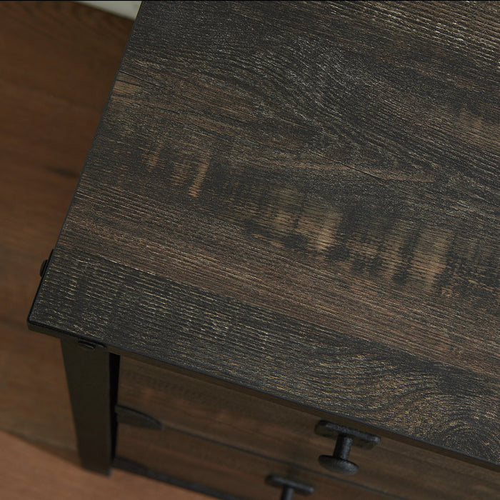 Steel River 30.39\" Commercial Grade 2-Drawer Filing Cabinet - Carbon Oak