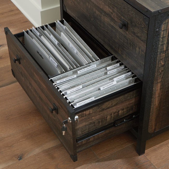 Steel River 30.39\" Commercial Grade 2-Drawer Filing Cabinet - Carbon Oak