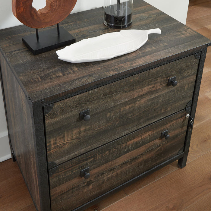 Steel River 30.39\" Commercial Grade 2-Drawer Filing Cabinet - Carbon Oak