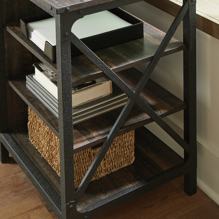 Steel River 42.05\" Commercial Grade Small Credenza with 3-Drawers - Carbon Oak