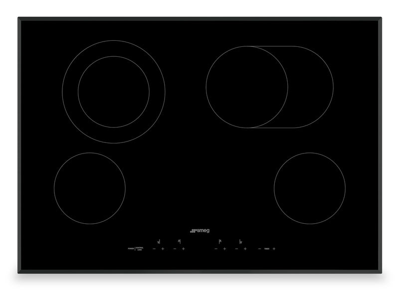 Smeg 30\" Electric Cooktop - SEU304EMTB