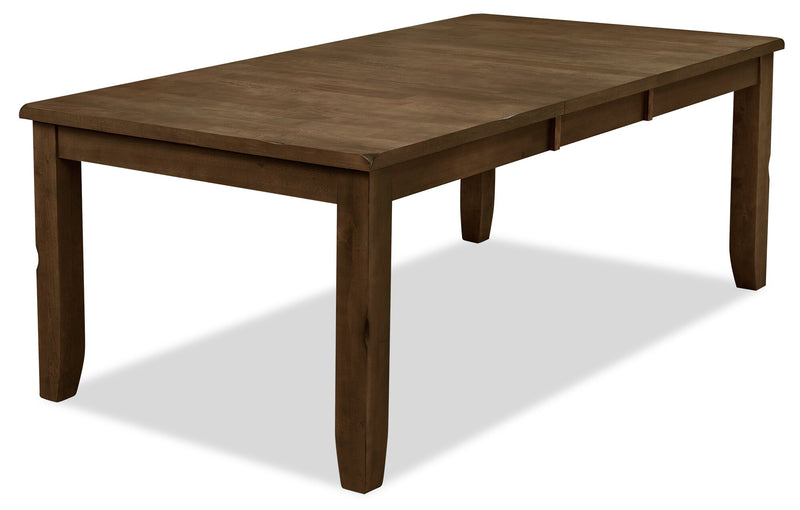 Talia Dining Table with 60-78\"W Extension - Grey/Brown