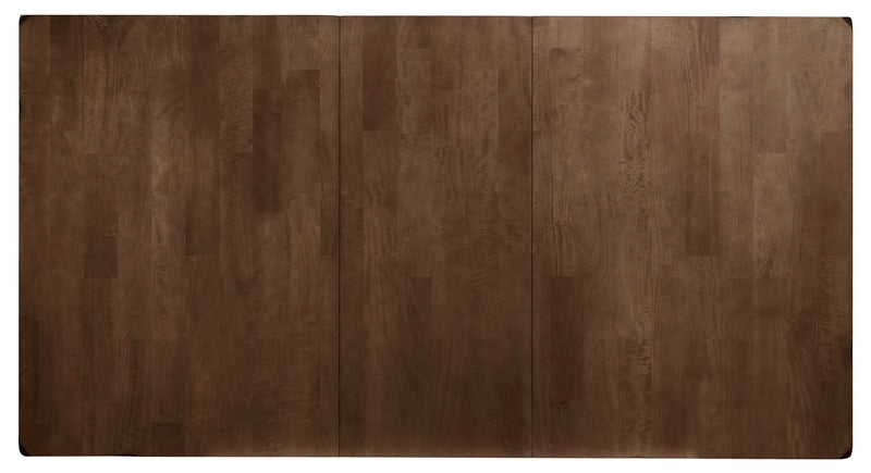 Talia Dining Table with 60-78\"W Extension - Grey/Brown