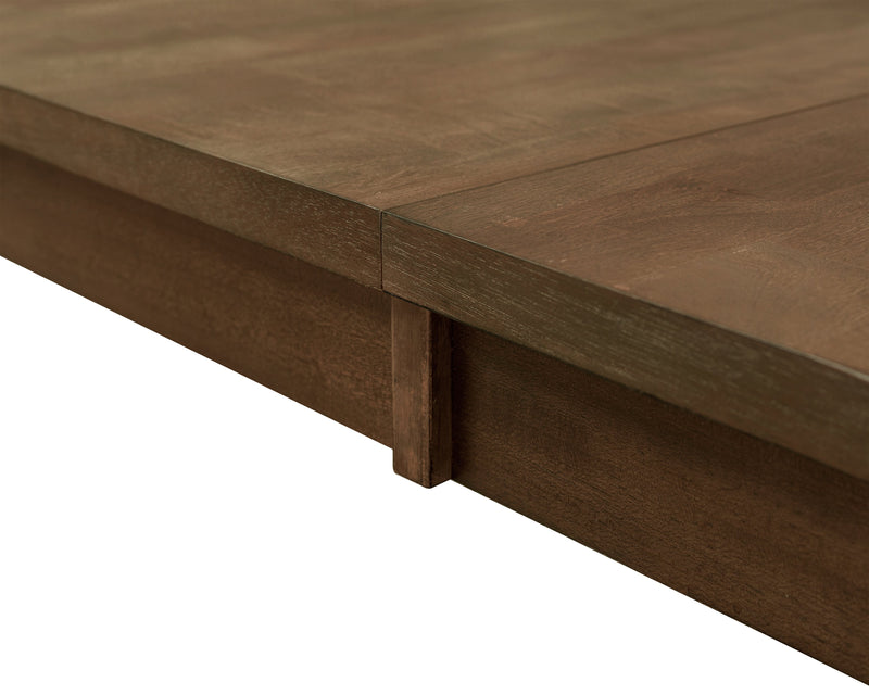 Talia Dining Table with 60-78\"W Extension - Grey/Brown