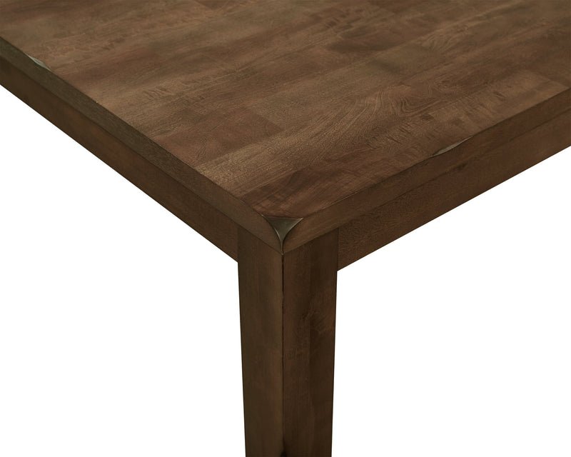 Talia Dining Table with 60-78\"W Extension - Grey/Brown