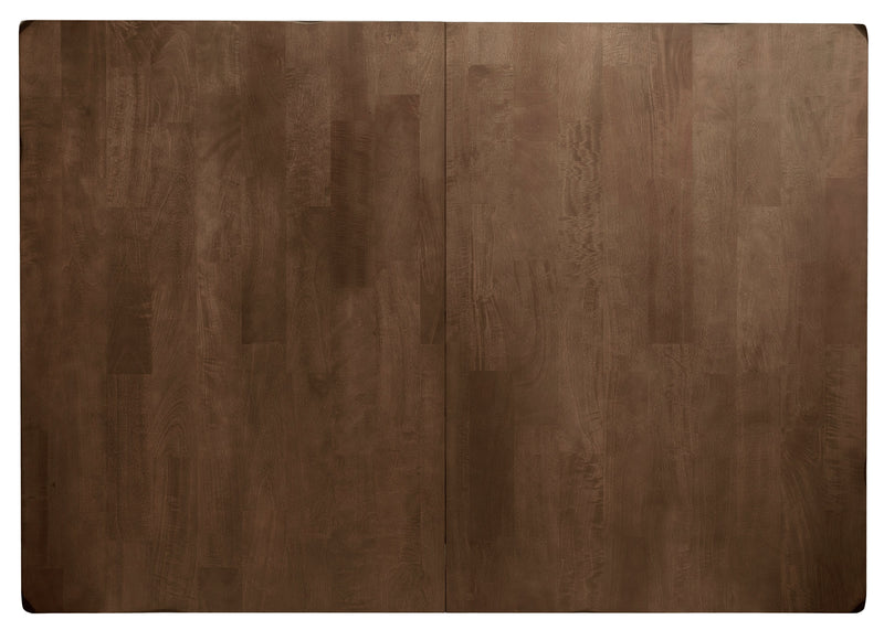 Talia Dining Table with 60-78\"W Extension - Grey/Brown