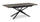 Tavo Dining Table with 63-79"W Extension, Sintered Stone & Metal, Geometric Pedestal Base - Grey/Black