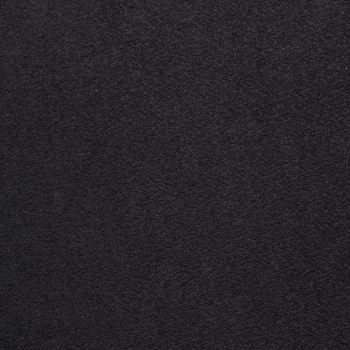 Vega Dining Chair with Polyester Fabric, Wood, Channeled Tufting - Black