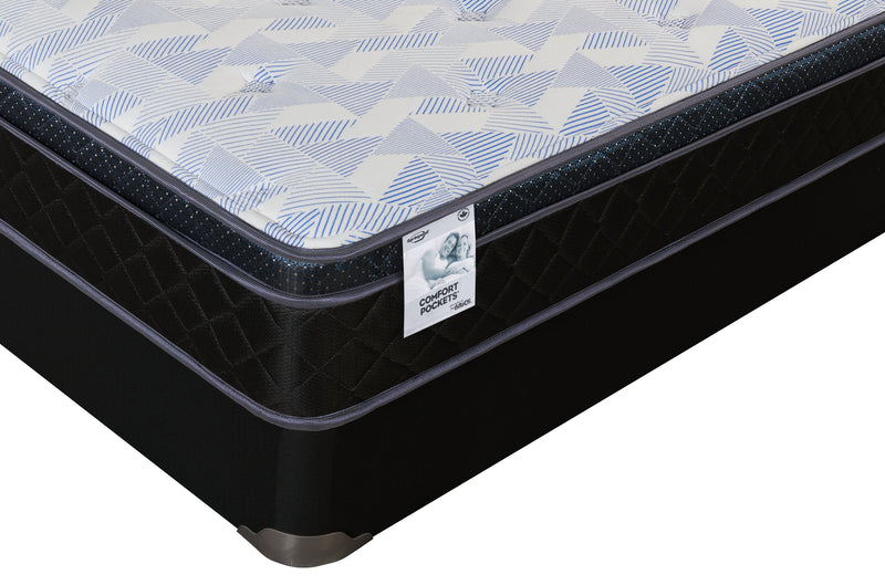 Springwall Venice Eurotop Low-Profile Queen Mattress Set