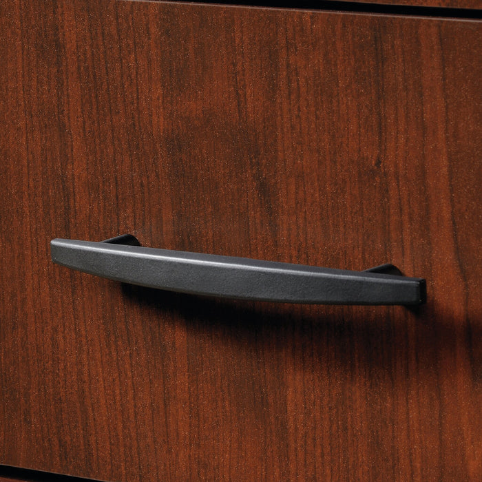 Via Commercial Grade 3-Drawer Filing Cabinet - Cherry & Grey