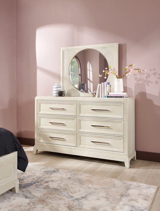 Vida Bedroom Dresser Mirror - Sand