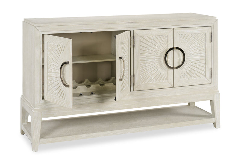 Vida Dining Server with Storage & Shelf, 61\"W - Sand