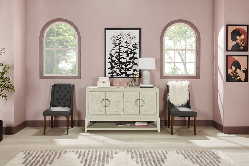 Vida Dining Server with Storage & Shelf, 61\"W - Sand