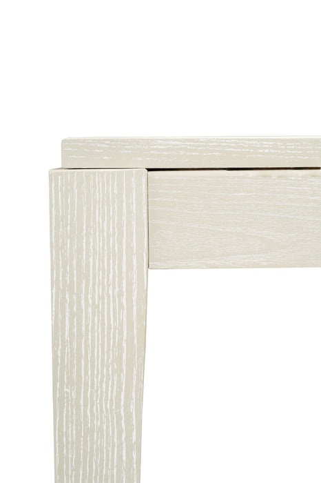 Vida Dining Table with Glass Inserts, 78\"W - Sand