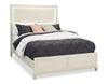 Vida Panel Bed with Headboard & Frame, Sand - Queen Size