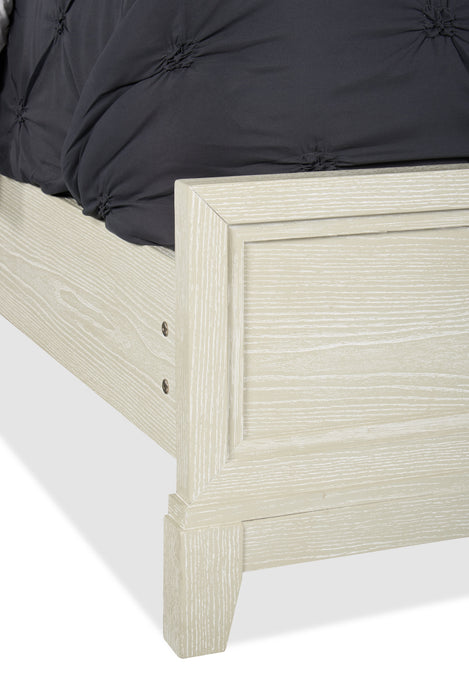 Vida Panel Bed with Headboard & Frame, Sand - Queen Size