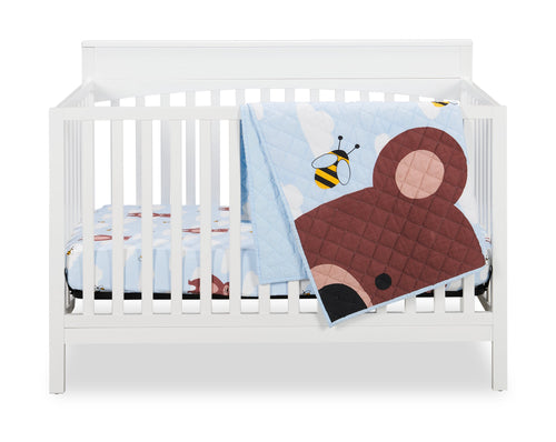 Walden 3-Piece Crib Bedding Set - Blue 
