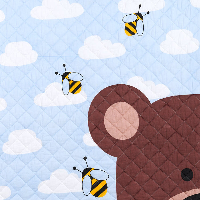 Walden 3-Piece Crib Bedding Set - Blue