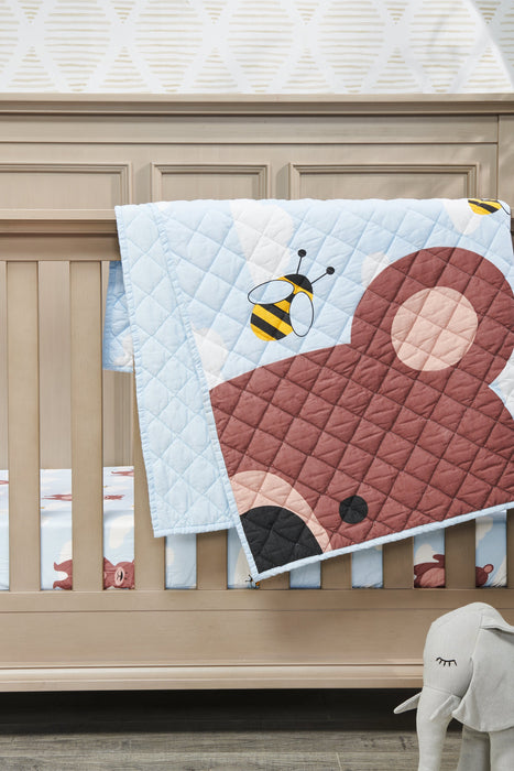 Walden 3-Piece Crib Bedding Set - Blue