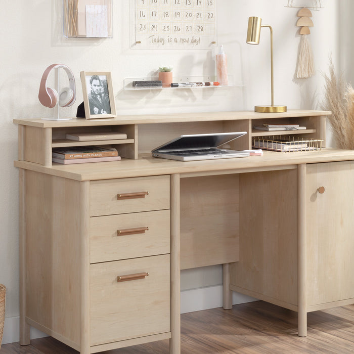 Whitaker Point 59.06\" Commercial Grade Reception Hutch with Cubbyholes - Natural Maple