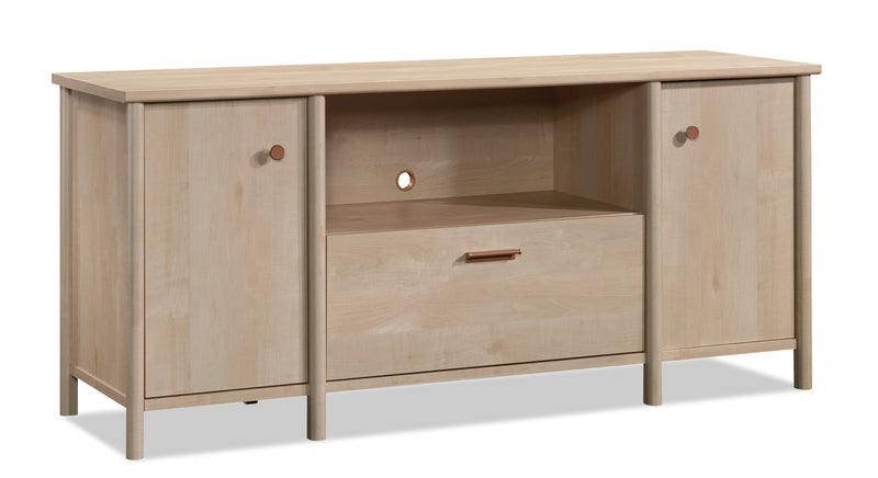 Whitaker Point 66.73\" Commercial Grade Credenza with Drawer & Cabinets - Natural Maple