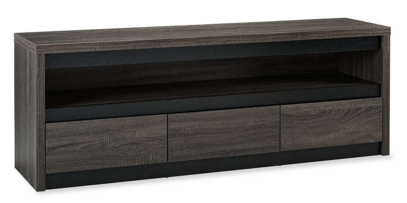 Walker 62\" TV Stand with Storage and Cable Management for TVs up to 70\"- Distressed Grey