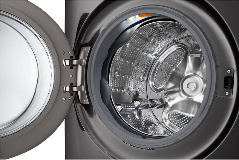 LG 5.8 Cu. Ft. Front-Load Washer with AI DD™ 2.0 and 7.8 Cu. Ft. DirectDrive® Heat Pump Dryer 