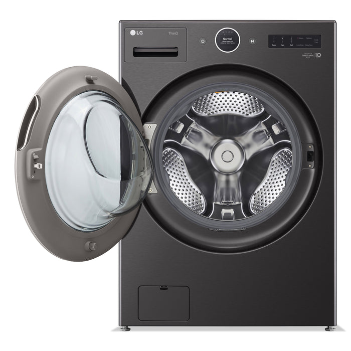 LG 5.8 Cu. Ft. Front-Load Washer with AI DD™ 2.0 and 7.8 Cu. Ft. DirectDrive® Heat Pump Dryer 