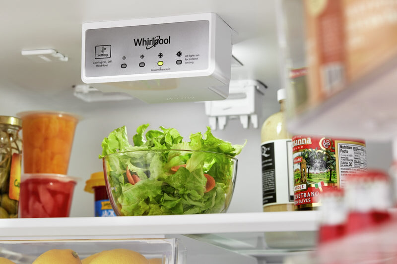 Whirlpool 28\" 16.3 Cu. Ft. Top-Mount Refrigerator - Dolos Steel - WRTX5028PM