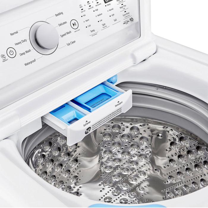 LG 5.8 Cu. Ft. Top-Load High-Efficiency Washer - White - WT7150CW