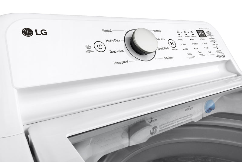 LG 5.8 Cu. Ft. Top-Load High-Efficiency Washer - White - WT7150CW