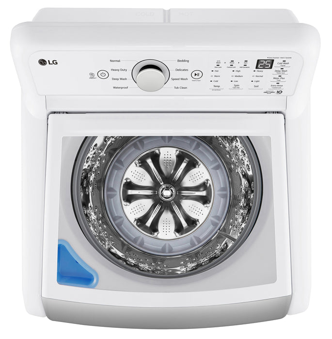 LG 5.8 Cu. Ft. Top-Load High-Efficiency Washer - White - WT7150CW