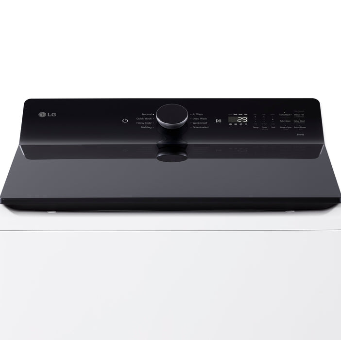 LG 6.3 Cu. Ft. Top-Load Washer with EasyUnload™ and 7.3 Cu. Ft. Electric Dryer with EasyLoad™