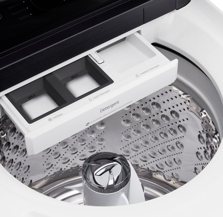 LG 6.1 Cu. Ft. Top-Load Washer with EasyUnload™ and 7.3 Cu. Ft. Electric Dryer with EasyLoad™ - White