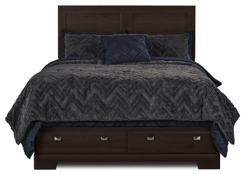 Yorkdale Full 6 Drawer Storage Bed - Brown