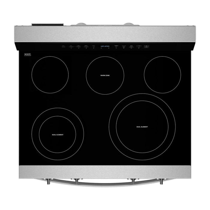 Whirlpool 30\" 5.3 Cu. Ft. Electric Range with No Preheat Air Fry - Fingerprint Resistant Stainless Steel - YWFES7030SZ