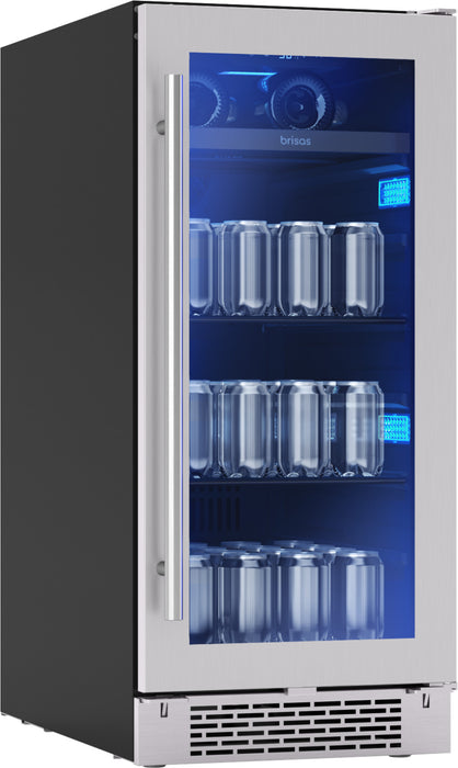 Brisas by Zephyr 15\" Beverage Cooler - Stainless Steel - BBV15C01AG