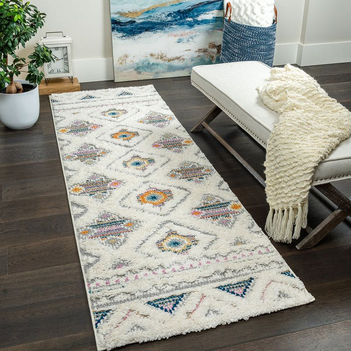 Lola Boho Shag Area Rug - 2'7\" x 8'
