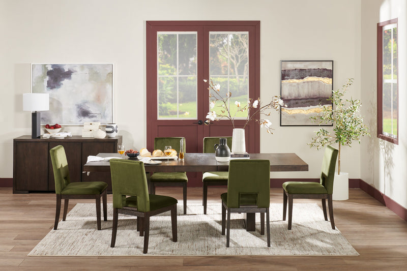 Zelda Dining Sever with Storage, 60\"W - Espresso Brown