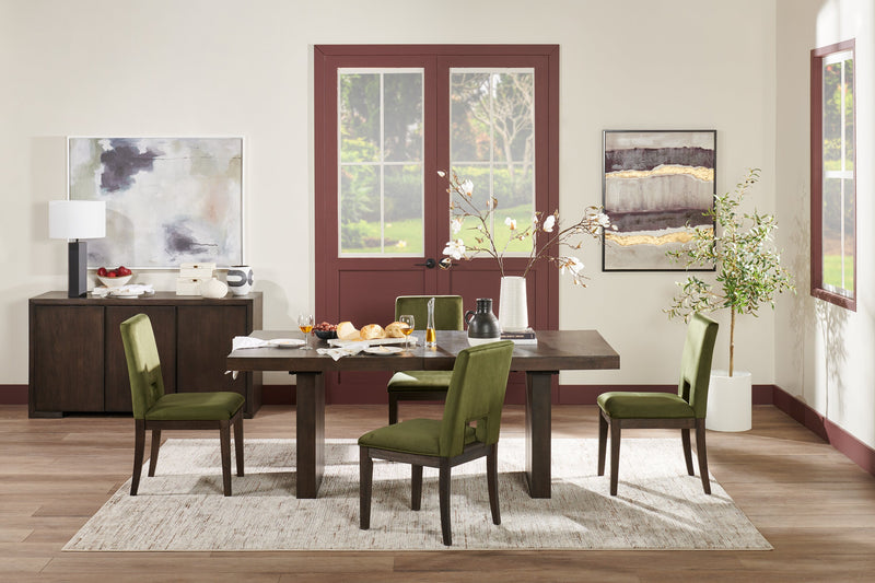 Zelda Dining Sever with Storage, 60\"W - Espresso Brown