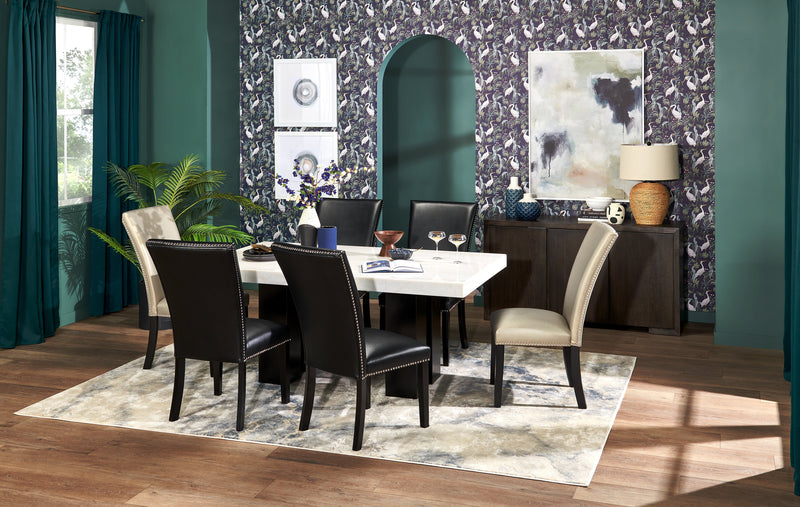 Zelda Dining Sever with Storage, 60\"W - Espresso Brown
