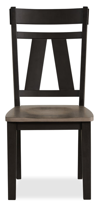 Zao Dining Chair, Wood, Melamine - Brown