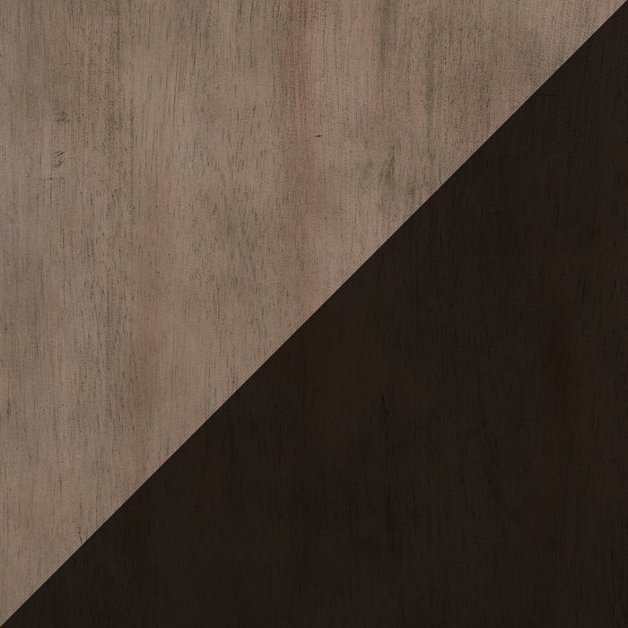 Zao 7pc Dining Set with Table & 6 Chairs, 66-94\"W Extension, Melamine - Brown