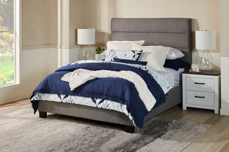 Zoey Bedside 2-Drawer Nightstand, 24.4\"W x 24.9\"H - Two-tone White & Brown